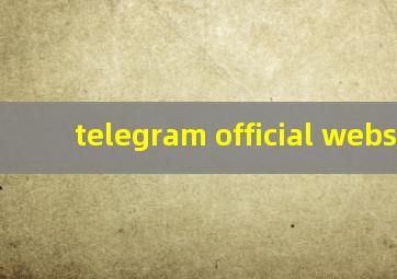 telegram official website